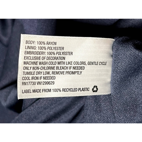 Knox Rose blue bomber style embroidered jacket - Picture 4 of 6